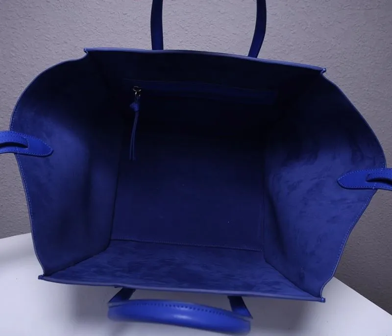 Celine Blue Top Handle Bag 242 - Image 9