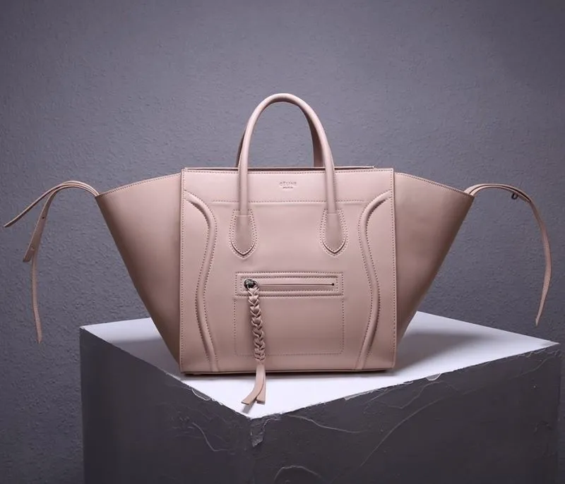 Celine Nude Pink Top Handle Tote Bag 243