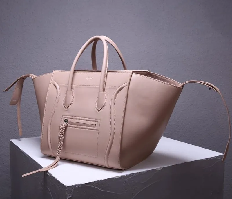Alternative view of Celine Nude Pink Top Handle Tote Bag 243