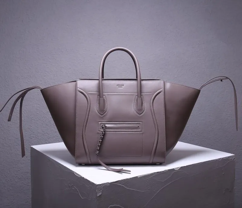 Celine Gray Top Handle Tote Bag 244