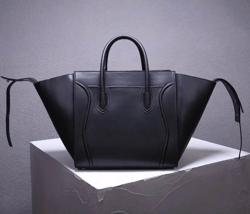 Celine Black Top Handle Tote Bag 245 - Image 3