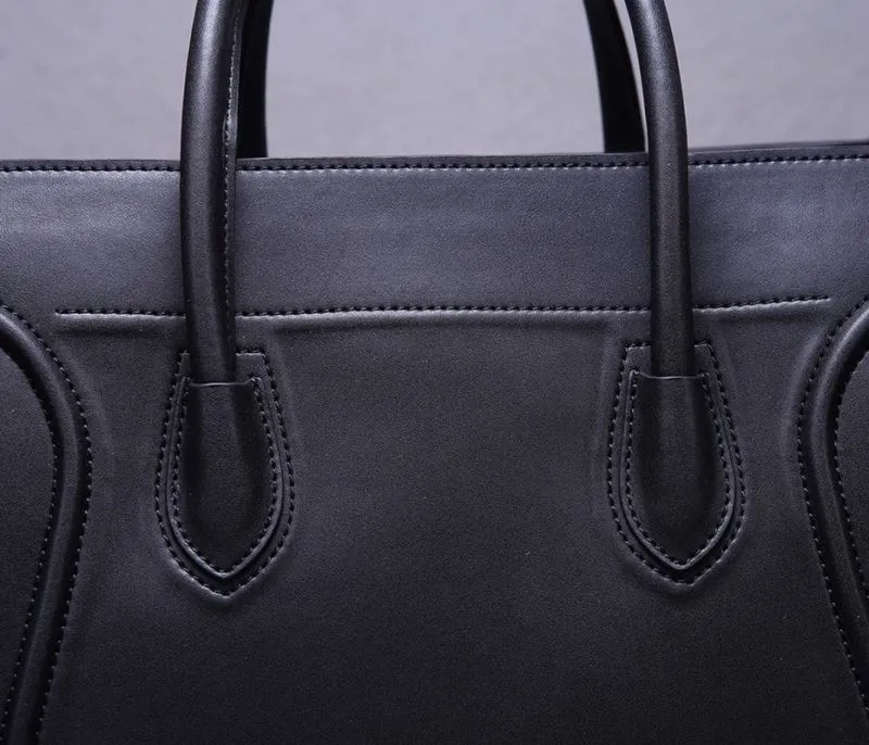 Celine Black Top Handle Tote Bag 245 - Image 8