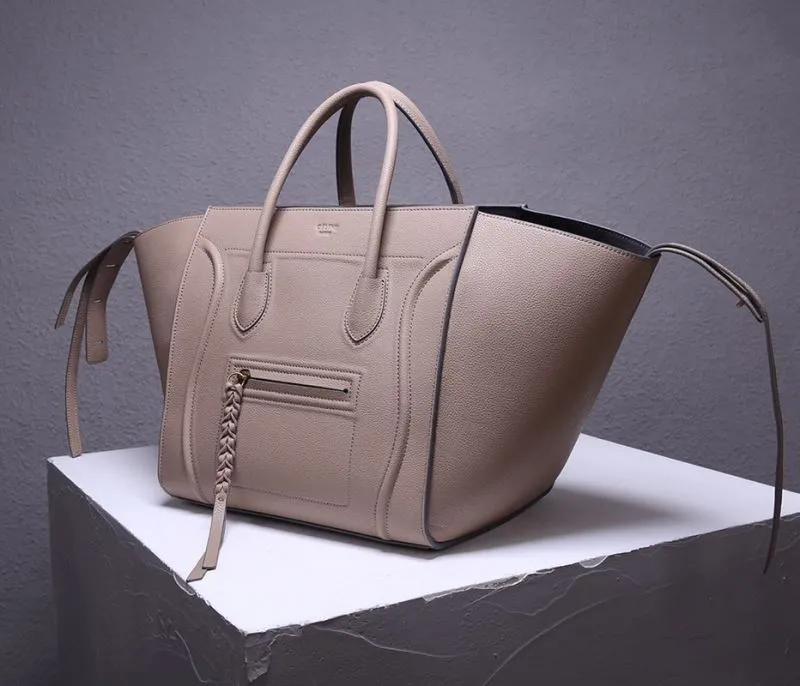 Alternative view of Celine Taupe Top Handle Tote Bag 246