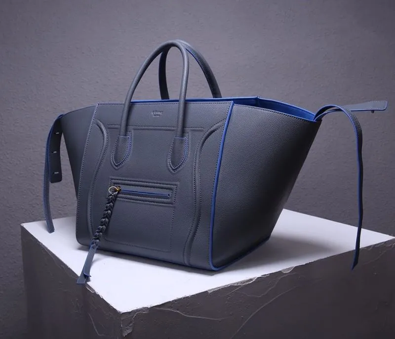 Alternative view of Celine 247 Dark Gray Leather Top Handle Bag