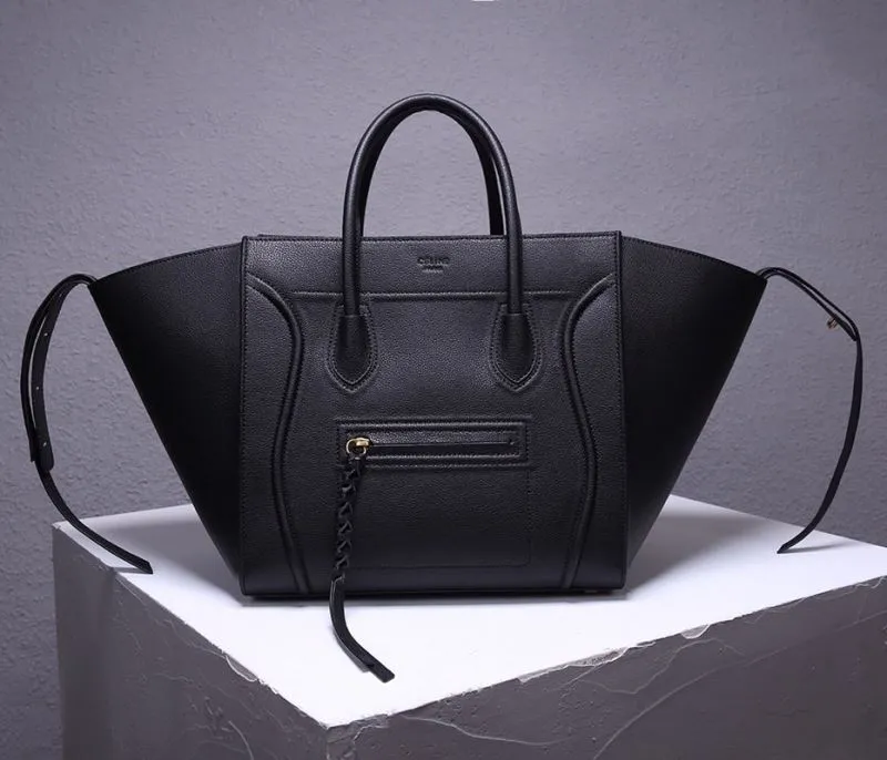 Celine Black Top Handle Tote Bag 248