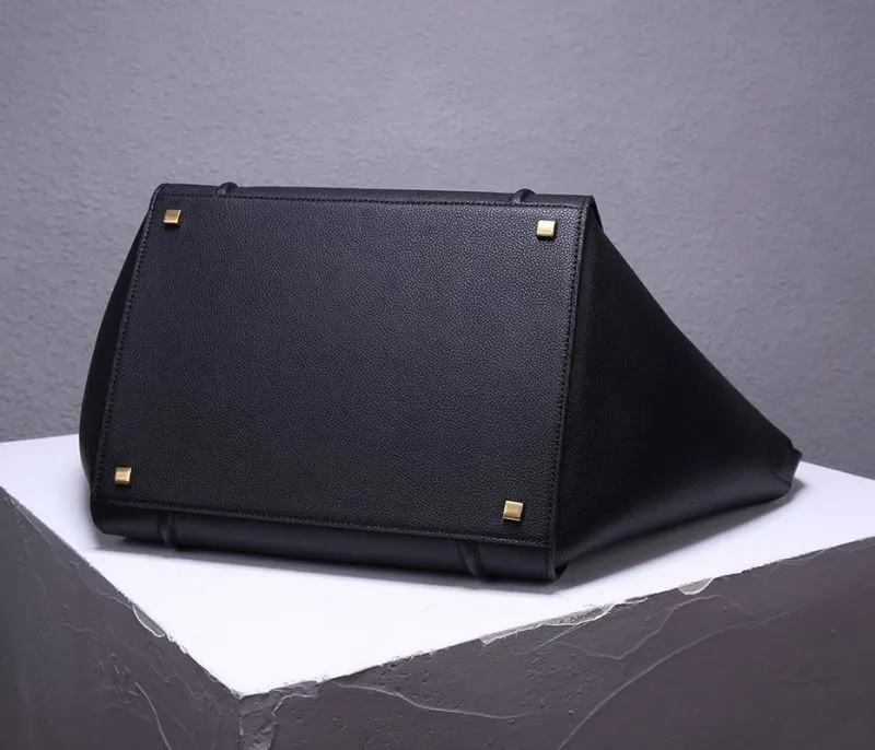 Celine Black Top Handle Tote Bag 248 - Image 5