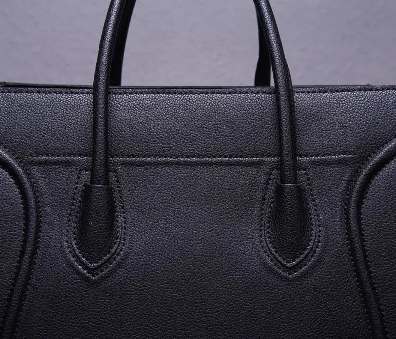 Celine Black Top Handle Tote Bag 248 - Image 8