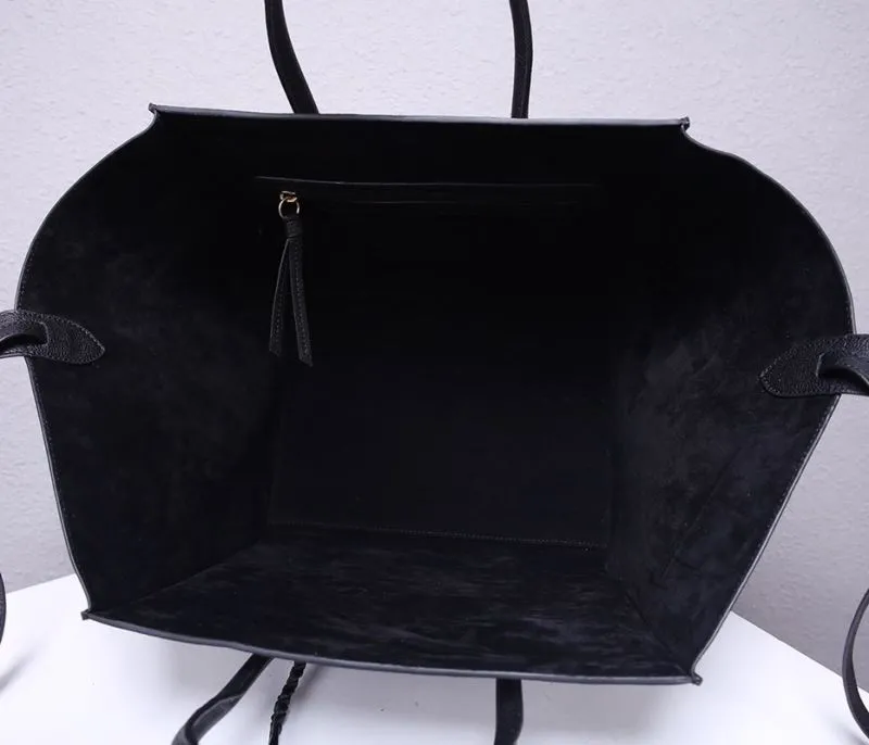 Celine Black Top Handle Tote Bag 248 - Image 9
