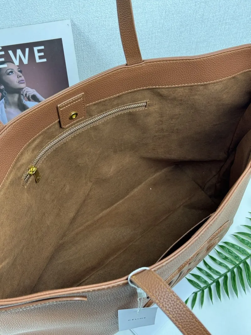 Celine Large Shopping Tote Bag Brown 54cm - Image 4