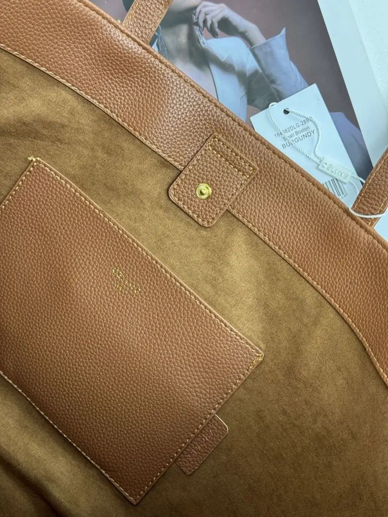Celine Large Shopping Tote Bag Brown 54cm - Image 6