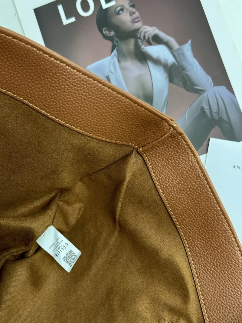 Celine Large Shopping Tote Bag Brown 54cm - Image 7