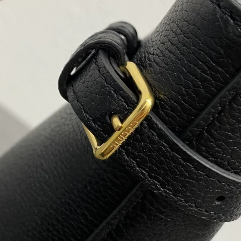 Celine Black Leather Tote Crossbody Bag - Image 8