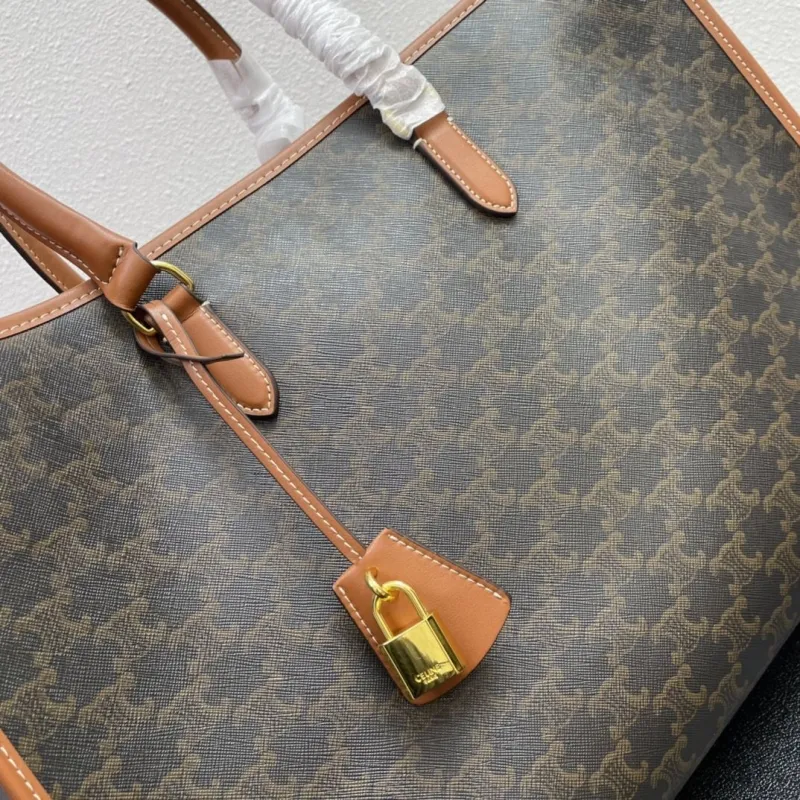 Celine Brown Monogram Tote Bag 3069 - Image 4