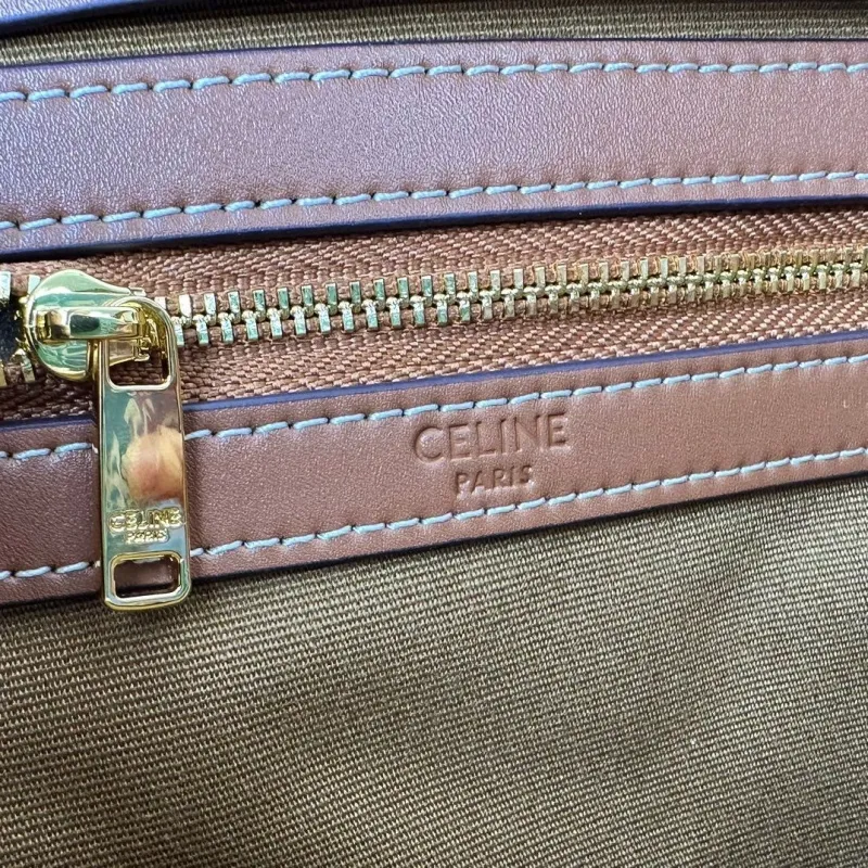 Celine Large Monogram Tote Bag Brown Tan - Image 8