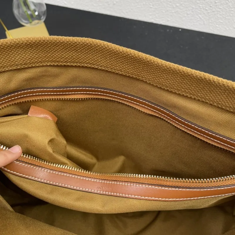 Celine Brown Canvas Tote Bag 1168 51x33cm - Image 9
