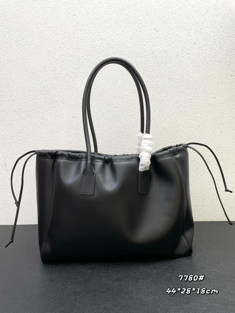 Celine Black Leather Tote Bag 7780 - Image 3