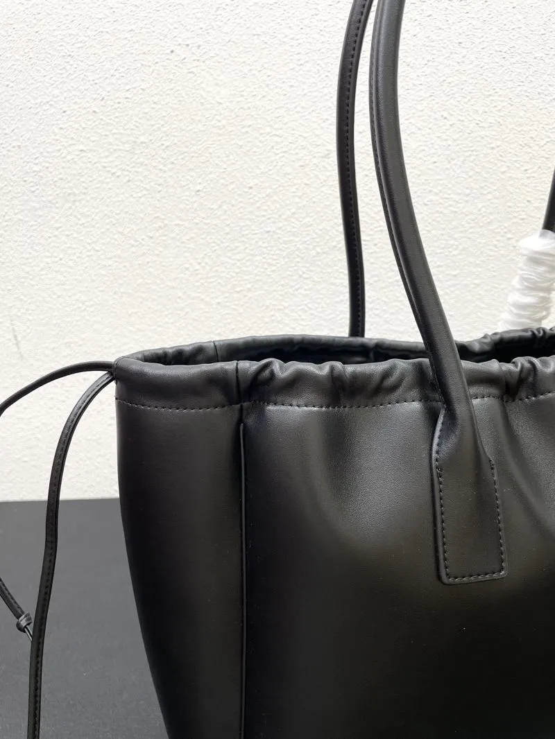 Celine Black Leather Tote Bag 7780 - Image 6