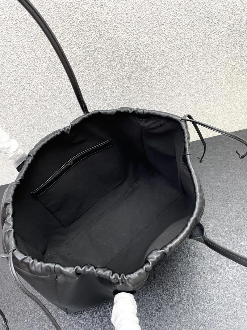 Celine Black Leather Tote Bag 7780 - Image 8