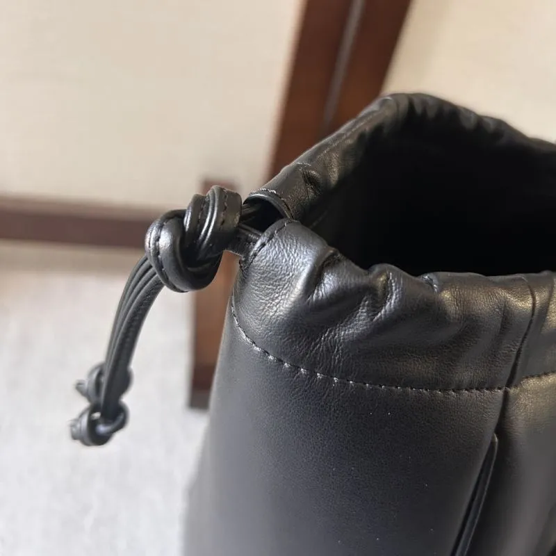 Celine Black Leather Tote Bag - Image 6