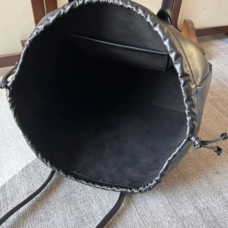 Celine Black Leather Tote Bag - Image 7