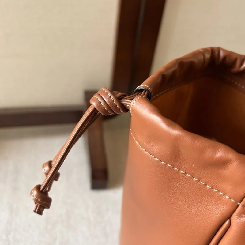 Celine Large Brown Leather Tote Bag - Image 6