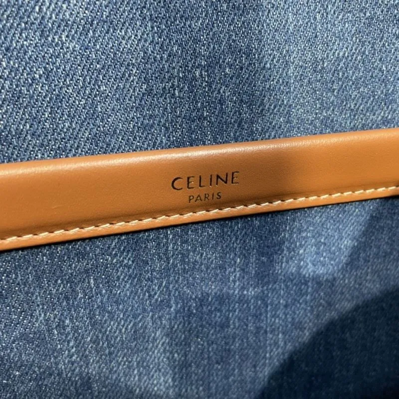 Celine Paris Blue Denim Tote Bag - Image 8
