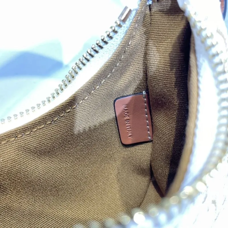 Celine White Monogram Hobo Shoulder Bag - Image 8