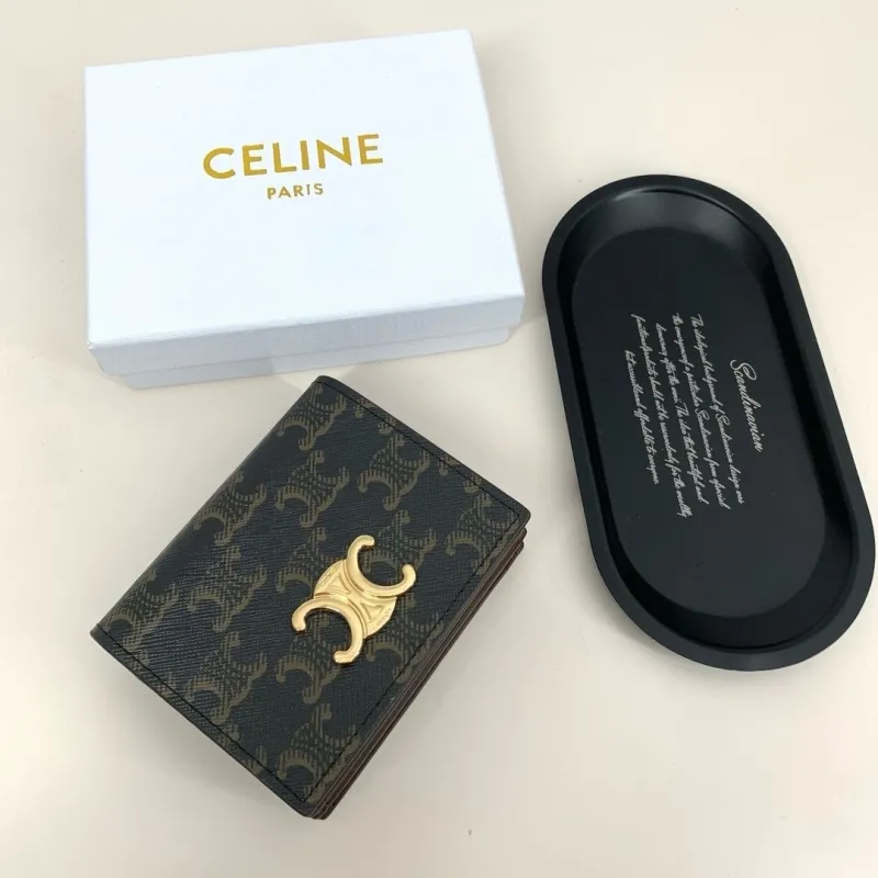 Celine Triomphe Monogram Bifold Wallet 67 - Image 3