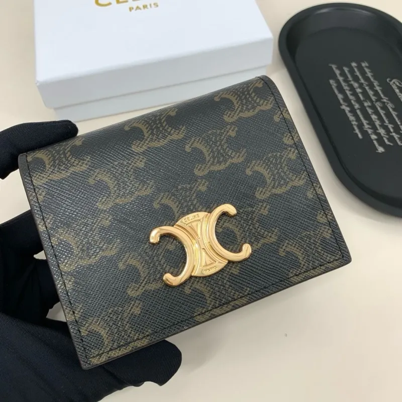 Celine Triomphe Monogram Bifold Wallet 67 - Image 4
