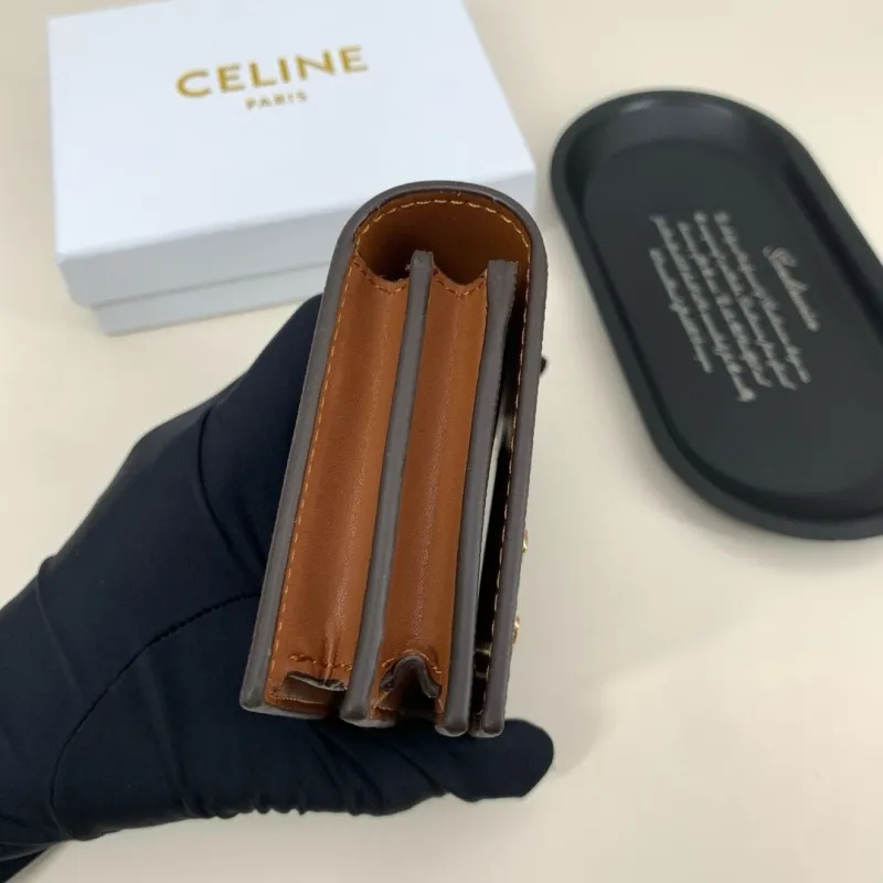 Celine Triomphe Monogram Bifold Wallet 67 - Image 6