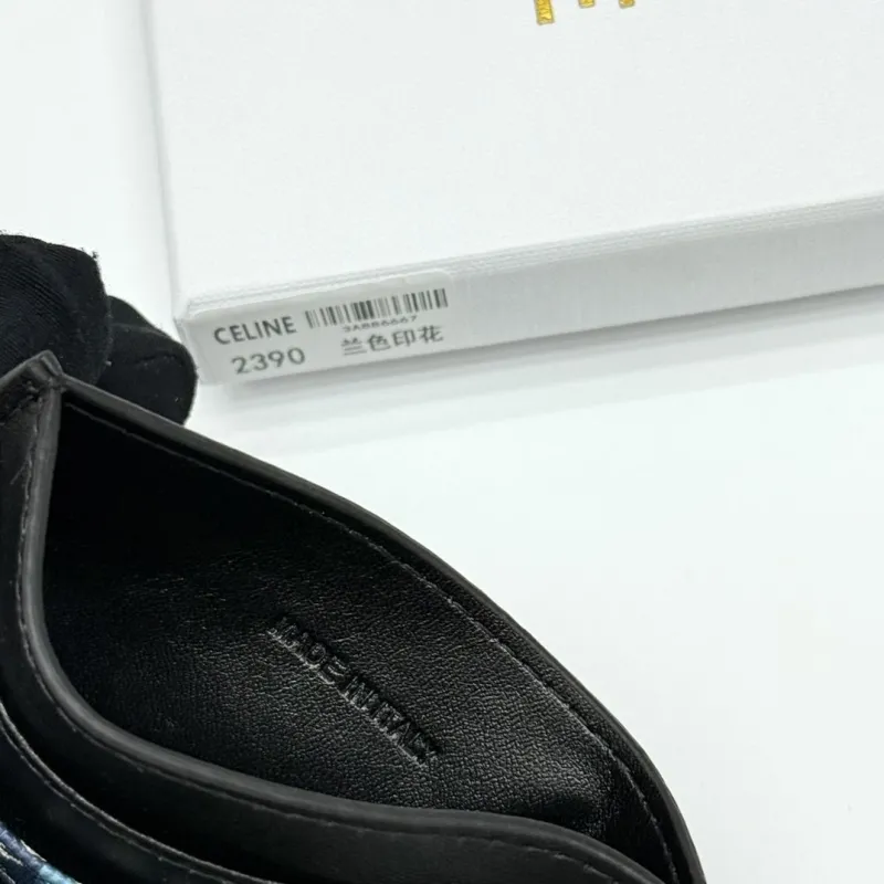 Celine Blue Monogram Card Holder - Image 8
