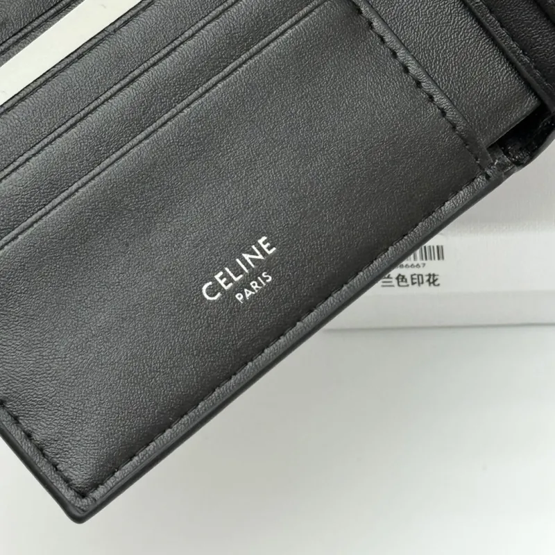 Celine Blue Monogram Bifold Wallet 2392 - Image 6