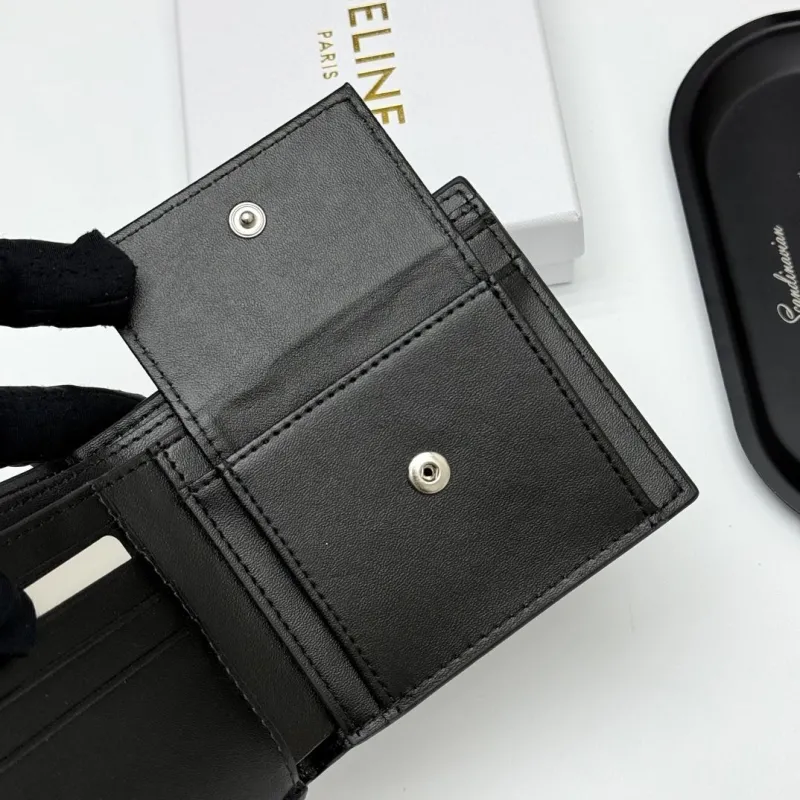 Celine Blue Monogram Bifold Wallet 2392 - Image 7