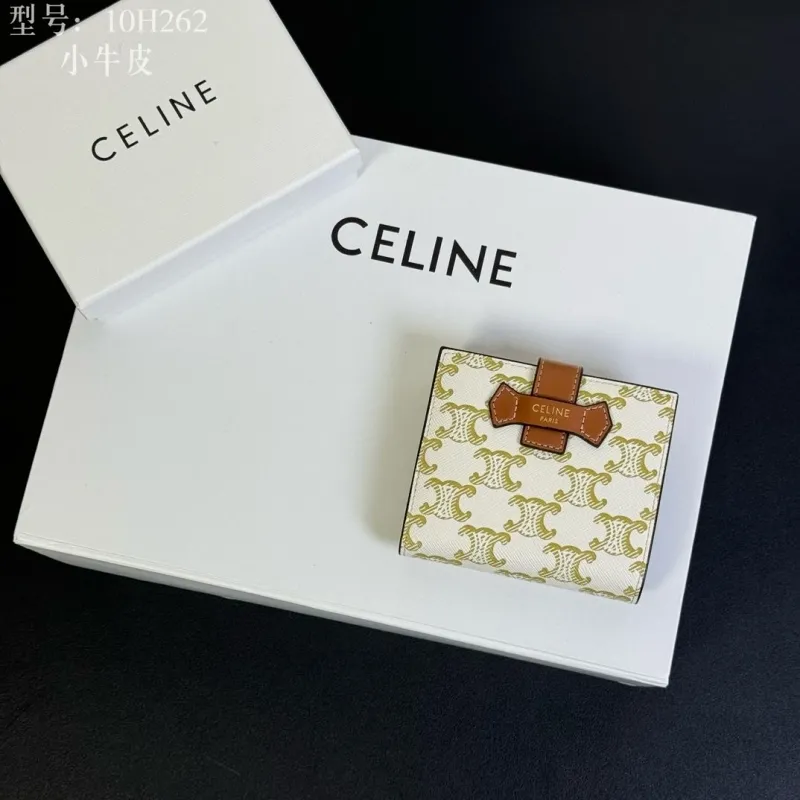 Celine 10H262 Small Calfskin Wallet