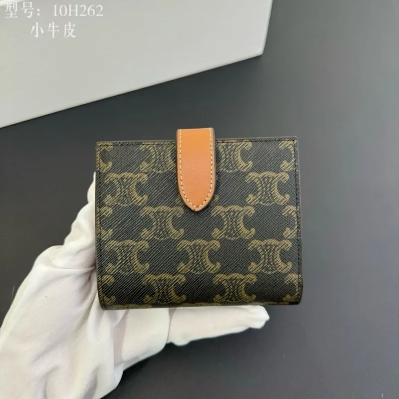 Celine 10H262 Small Leather Wallet - Image 4