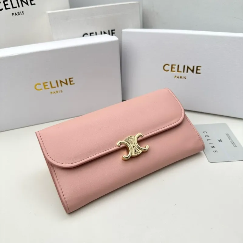 Alternative view of Celine Pink Leather Long Wallet