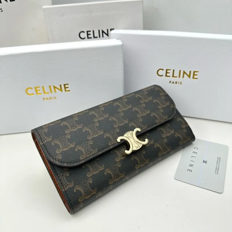 Alternative view of Celine Brown Monogram Long Wallet