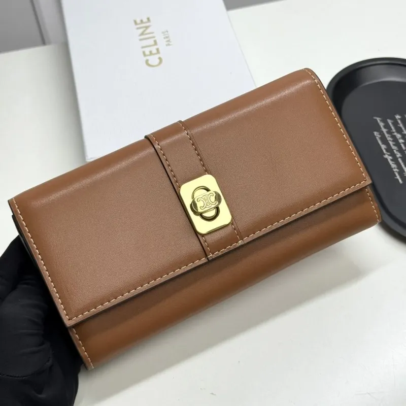 Alternative view of Celine A18 Brown Leather Wallet
