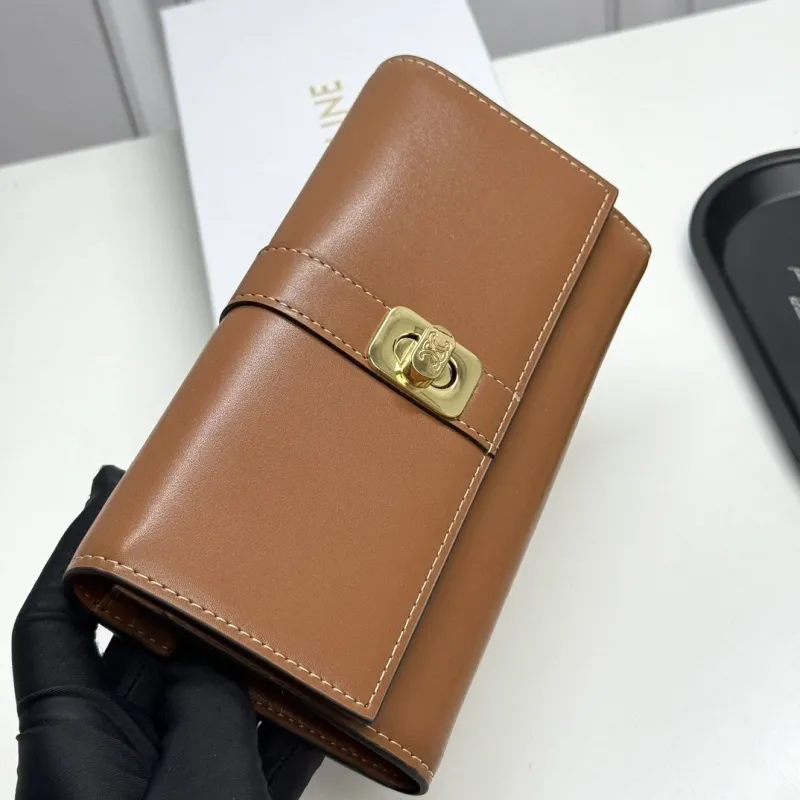 Celine A18 Brown Leather Wallet - Image 3