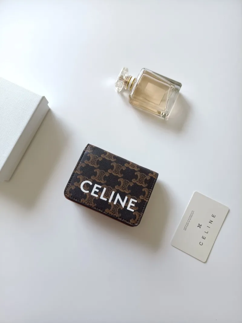 Alternative view of Celine Monogram Dark Brown Bifold Wallet