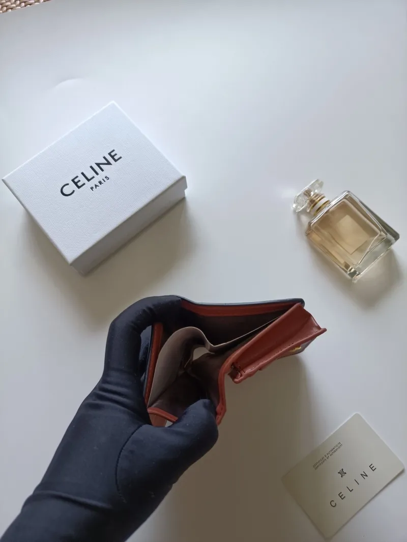 Celine Monogram Dark Brown Bifold Wallet - Image 7