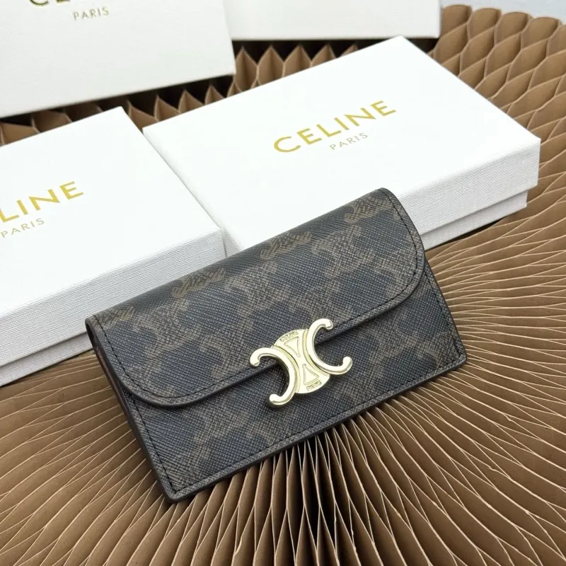 Celine Monogram Card Holder Wallet