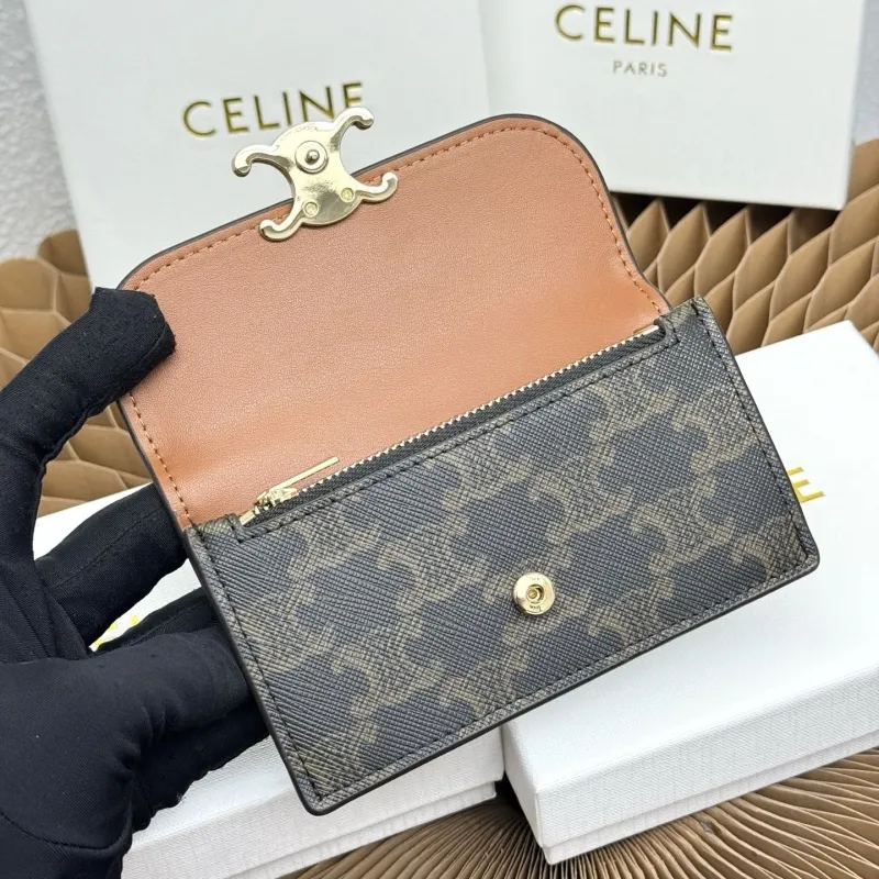 Celine Monogram Card Holder Wallet - Image 7