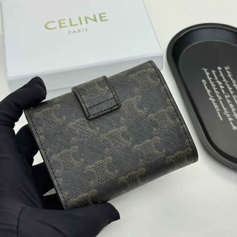 Celine Monogram Compact Wallet 138 - Image 4