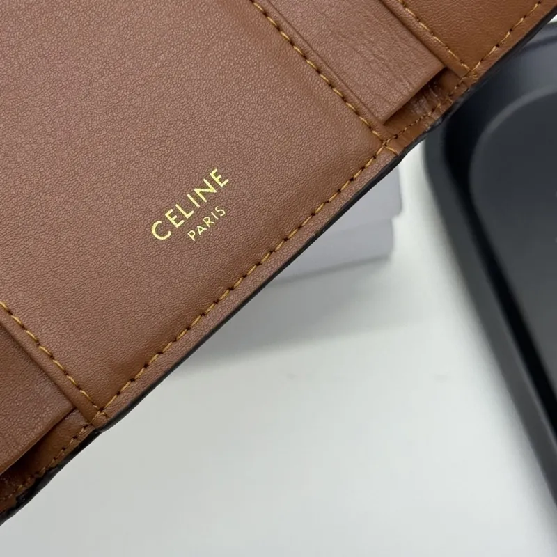 Celine Monogram Compact Wallet 138 - Image 8
