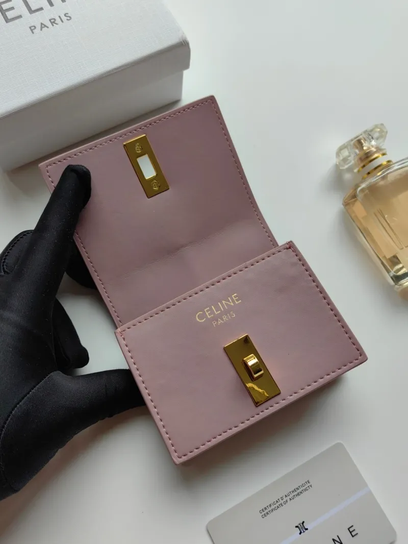 Celine Mauve Small Bifold Wallet 171 - Image 5