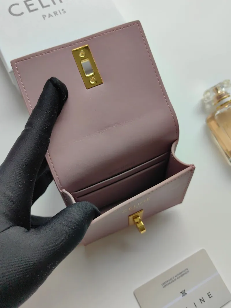 Celine Mauve Small Bifold Wallet 171 - Image 6