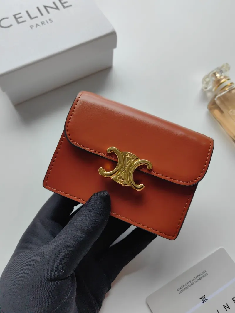 Celine Brown Small Wallet 182 - Image 4