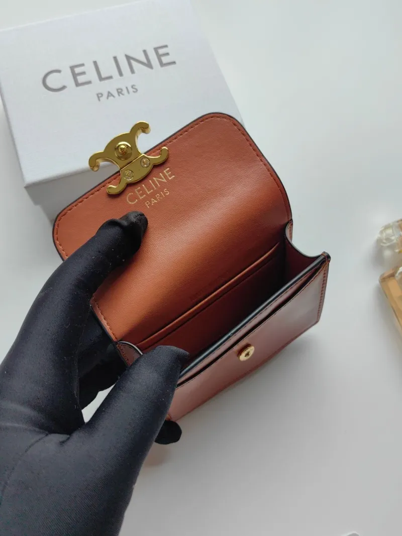 Celine Brown Small Wallet 182 - Image 6