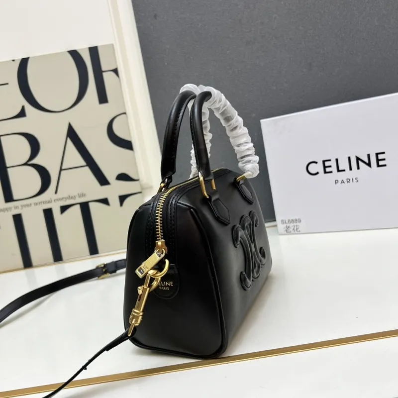 Celine Black Small Crossbody Boston Handbag TT133722 - Image 3